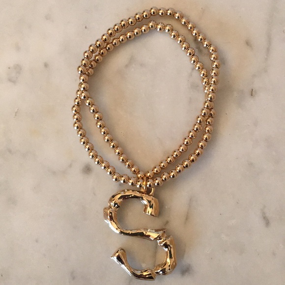 Initial Beaded Bracelet - Picture 4 of 4